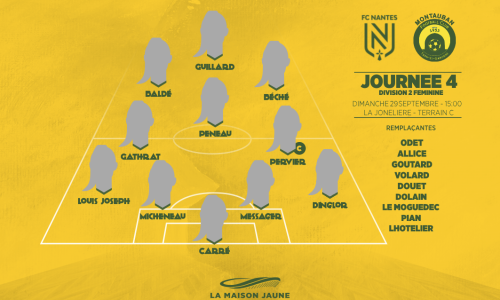 Dans le vestiaire, J4 : FC Nantes — Montauban FC