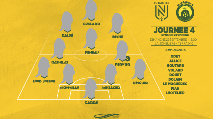 Dans le vestiaire, J4 : FC Nantes — Montauban FC