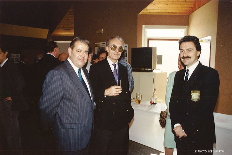 Claude Simonet, Michel Cordier et Max Bouyer