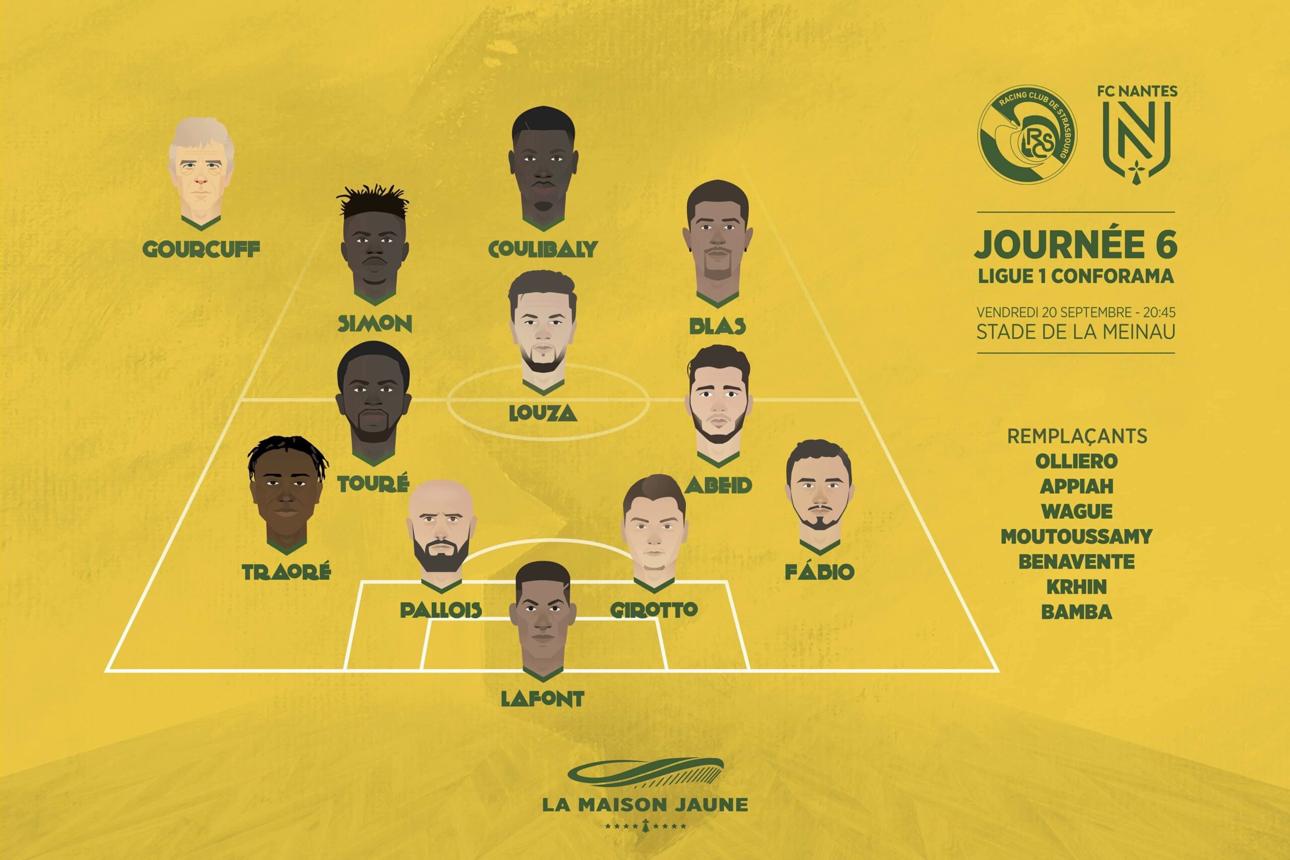 Dans le vestiaire, J6 : RCSA – FCN