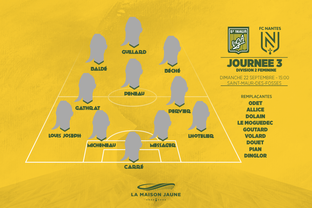 Dans le vestiaire, J3 : VGA Saint-Maur – FC Nantes