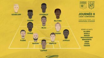 Dans le vestiaire, J8 : OL – FCN