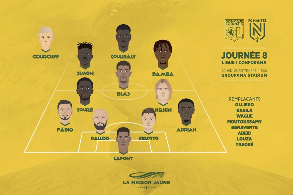 Dans le vestiaire, J8 : OL – FCN