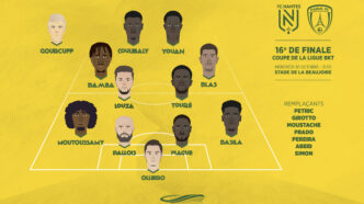 Dans le vestiaire, CDL : FCN-PFC