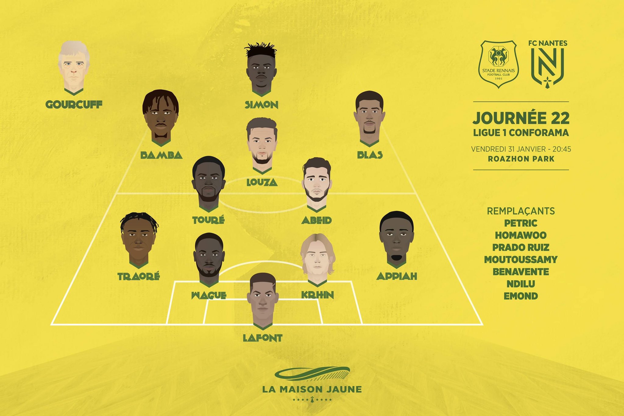 Dans le vestiaire, J22 : SRFC – FCN