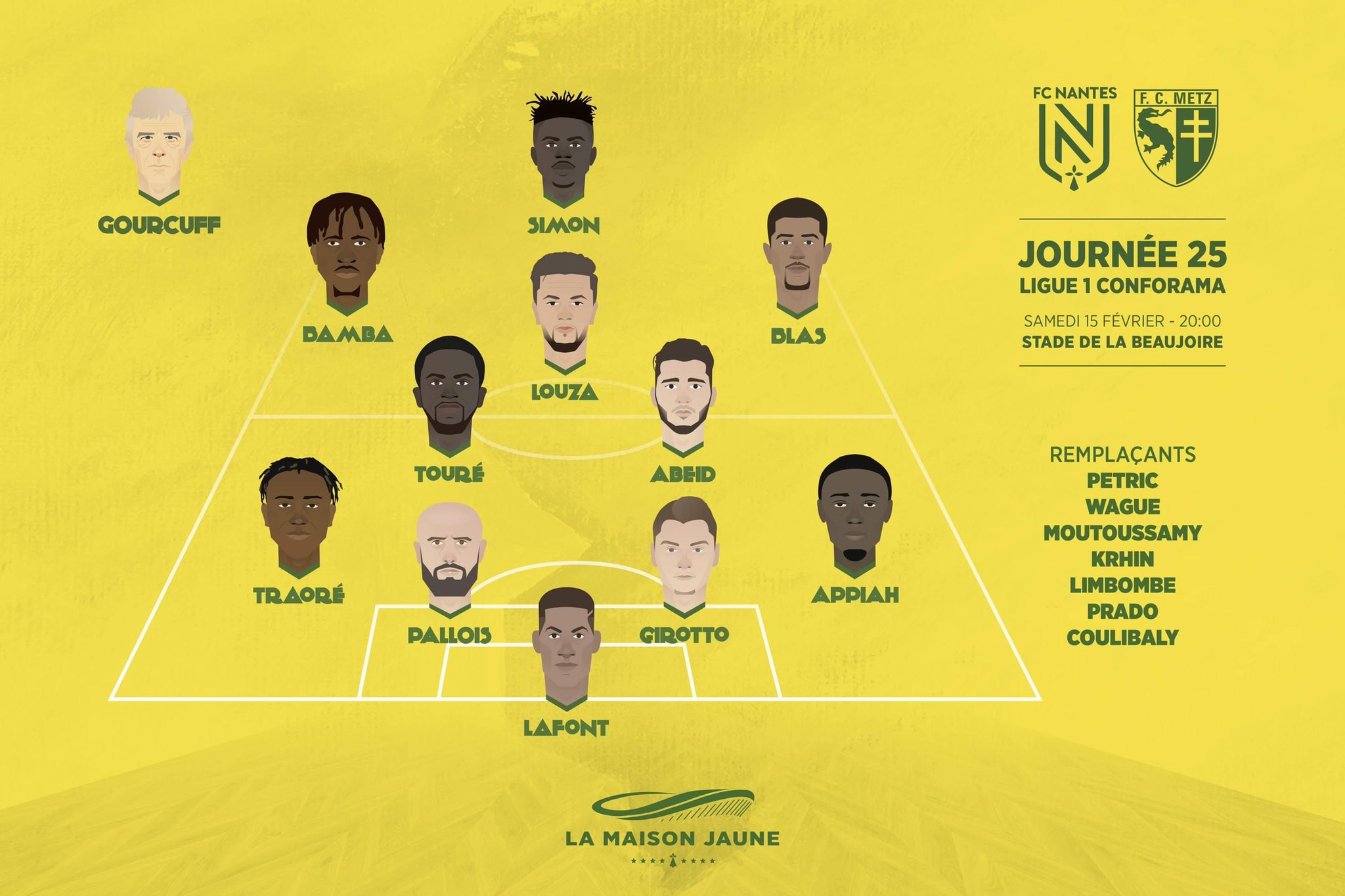 Dans le vestiaire, J25 : FCN-FCM