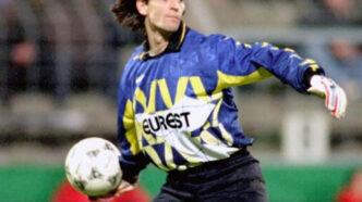 Leverkusen-FCNA 1995 : le dernier assis dans les cages !