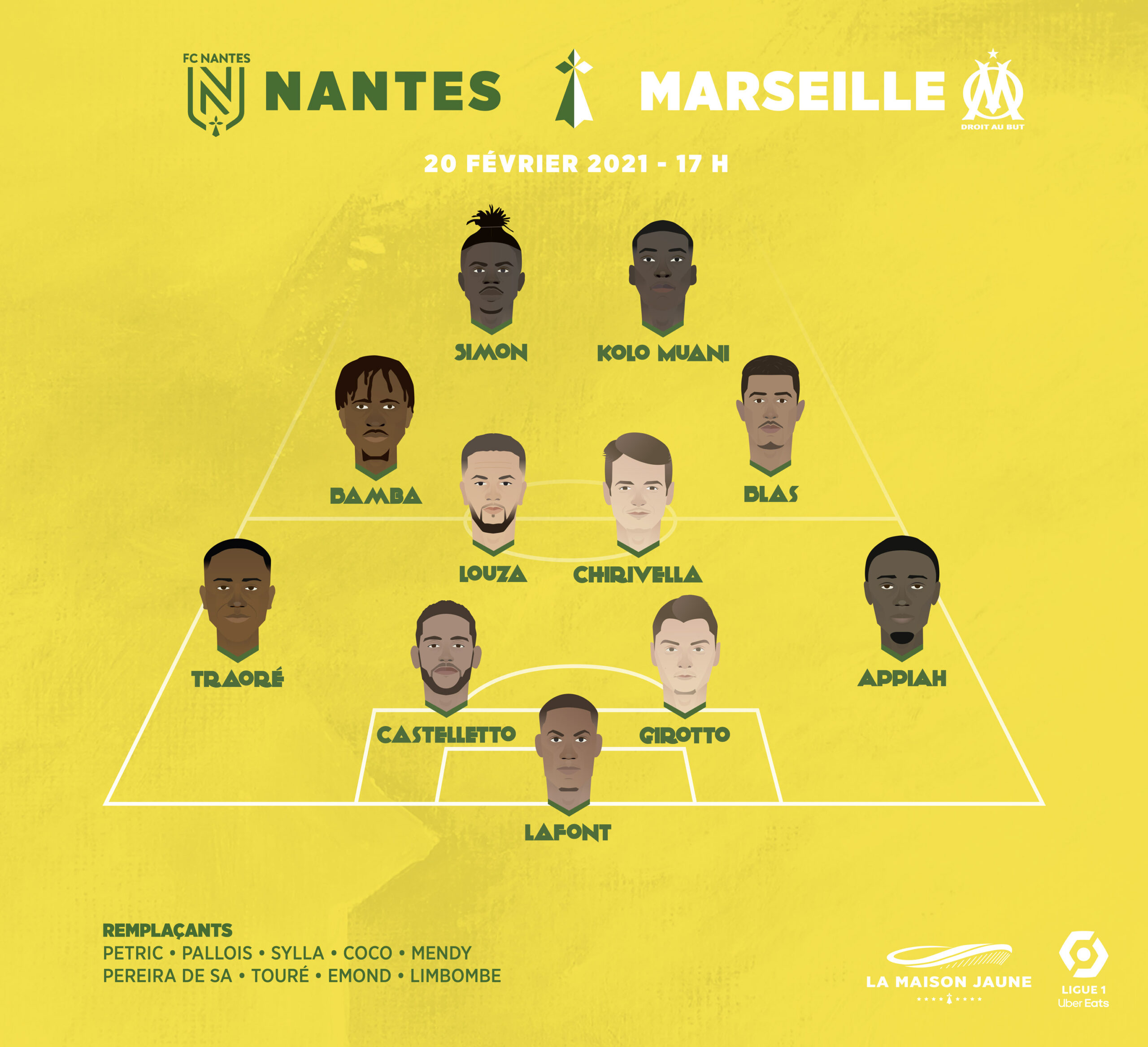 FCN – OM : dans le Vestiaire, J26 : une affiche pour confirmer