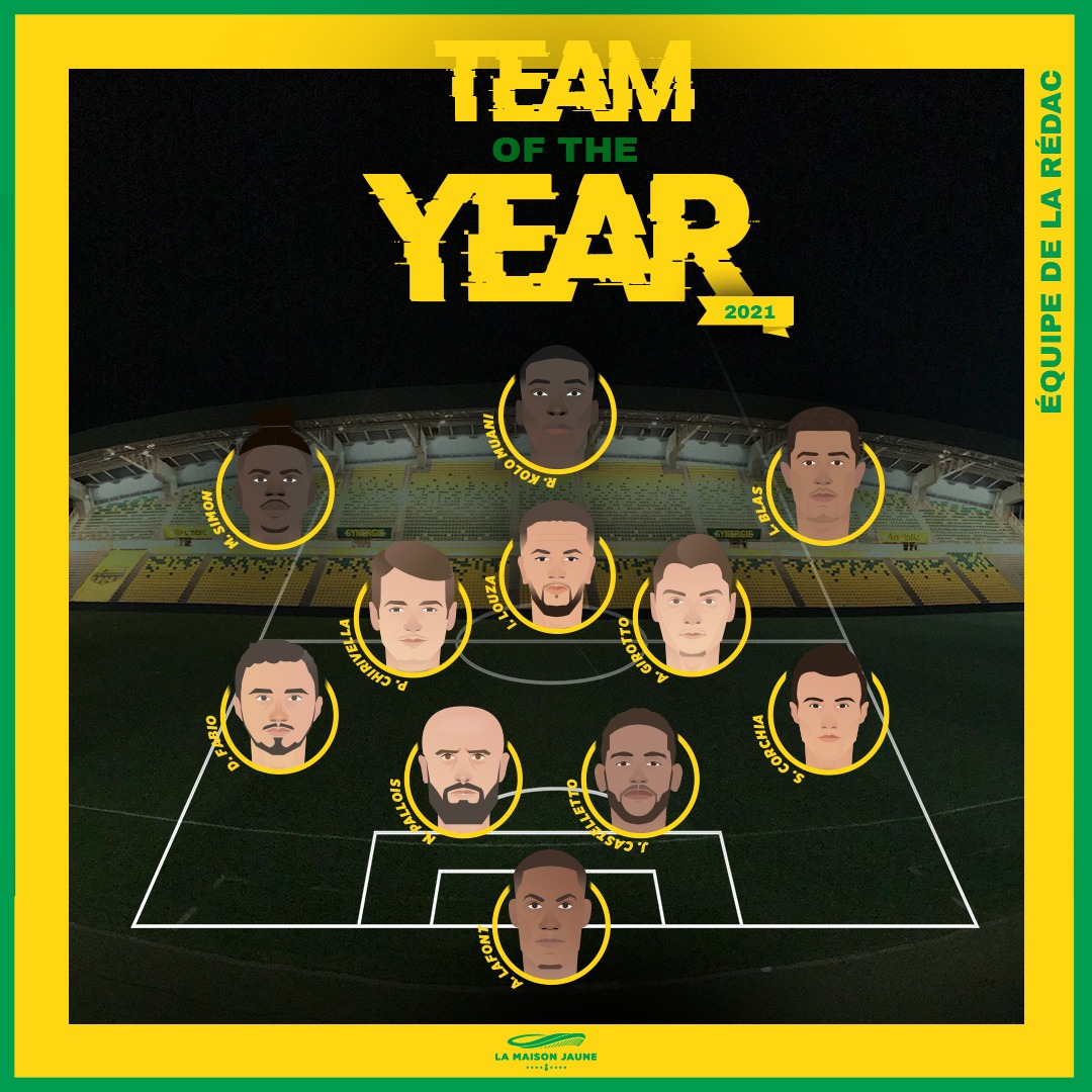 L&rsquo;équipe-type de 2021