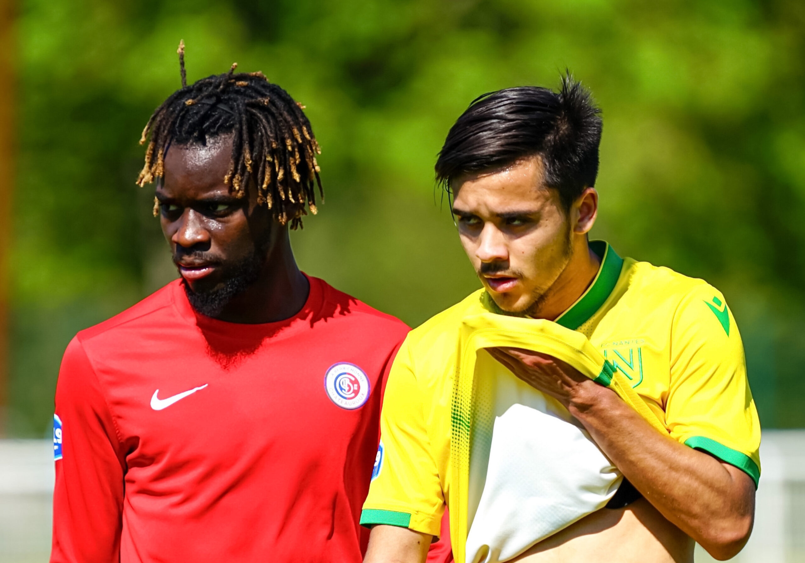 Dans le vestiaire, quart de finale U19 : FCN – RCSA : première étape