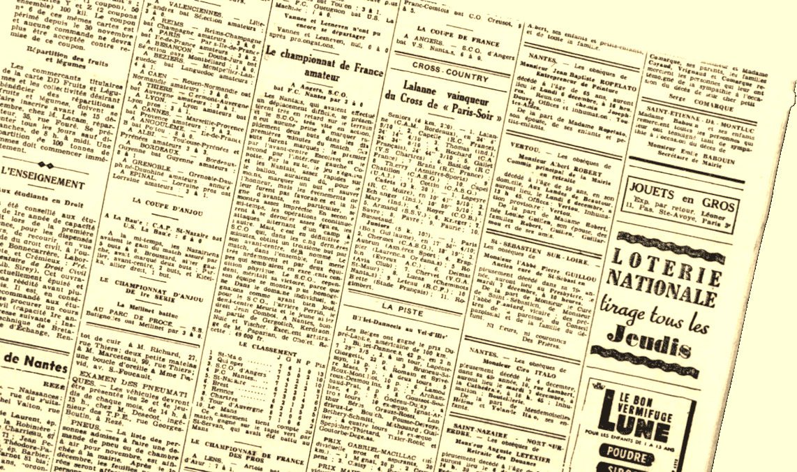 Angers-Nantes 1943, une première au clair de lune