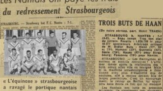Strasbourg-Nantes 1952, première douloureuse à la Meinau